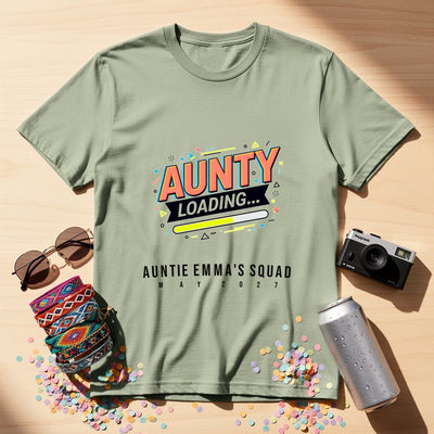 Aunty Loading Personalized Group T-Shirt