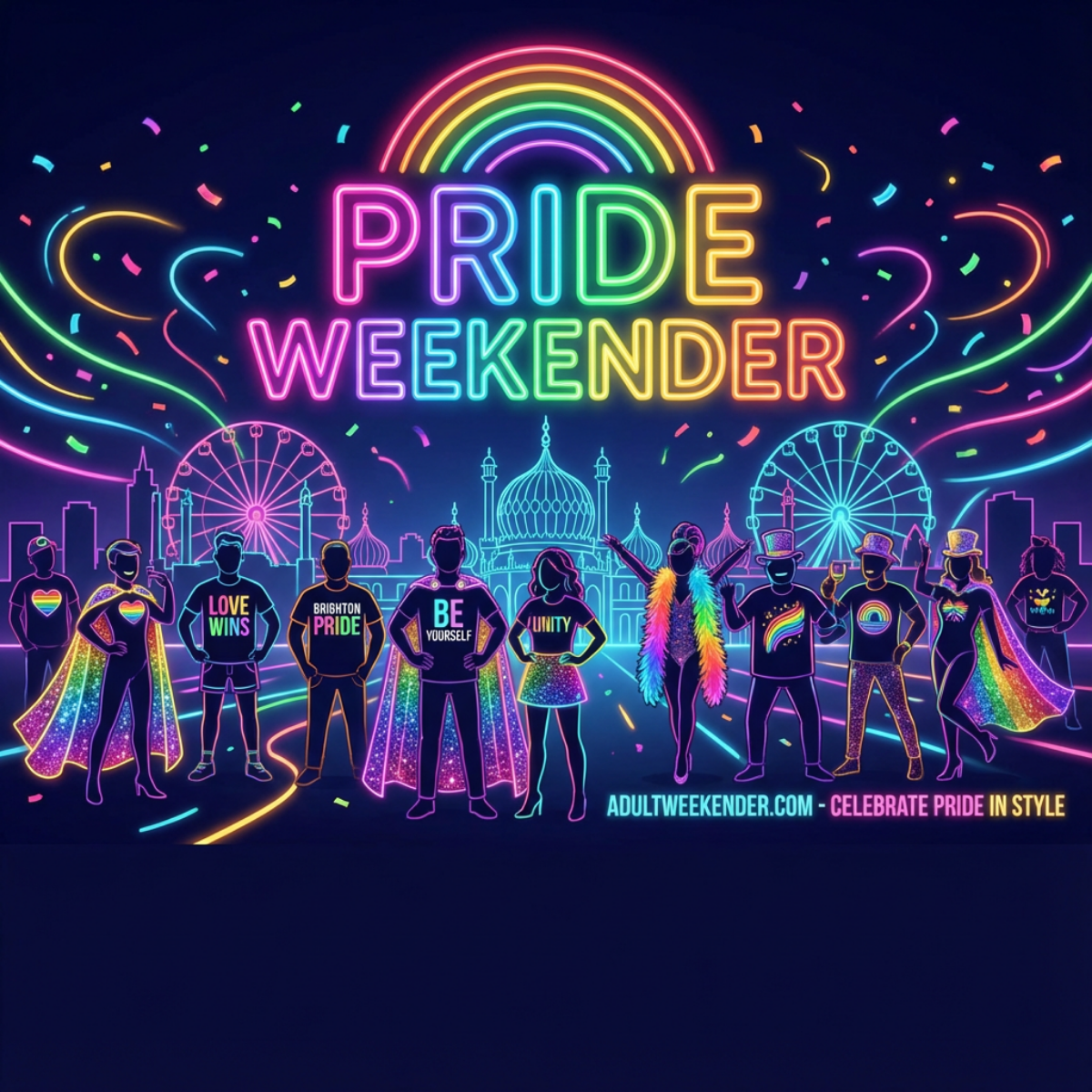 Brighton Pride: Personalised Apparel & Coastal Parade Outfits - DRESS LOUD