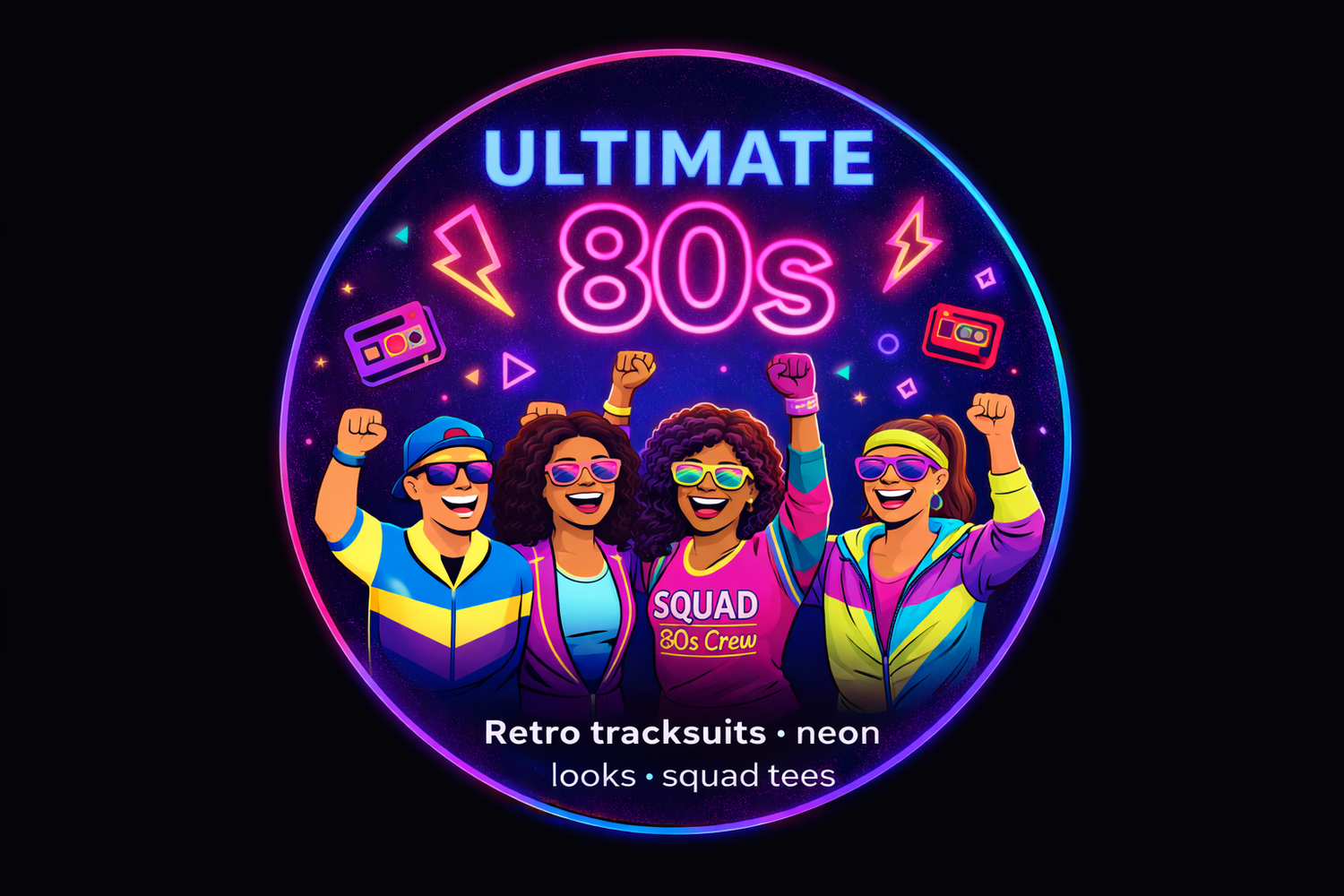 Ultimate 80s: Personalised Products for the Big Weekender - DRESS LOUD