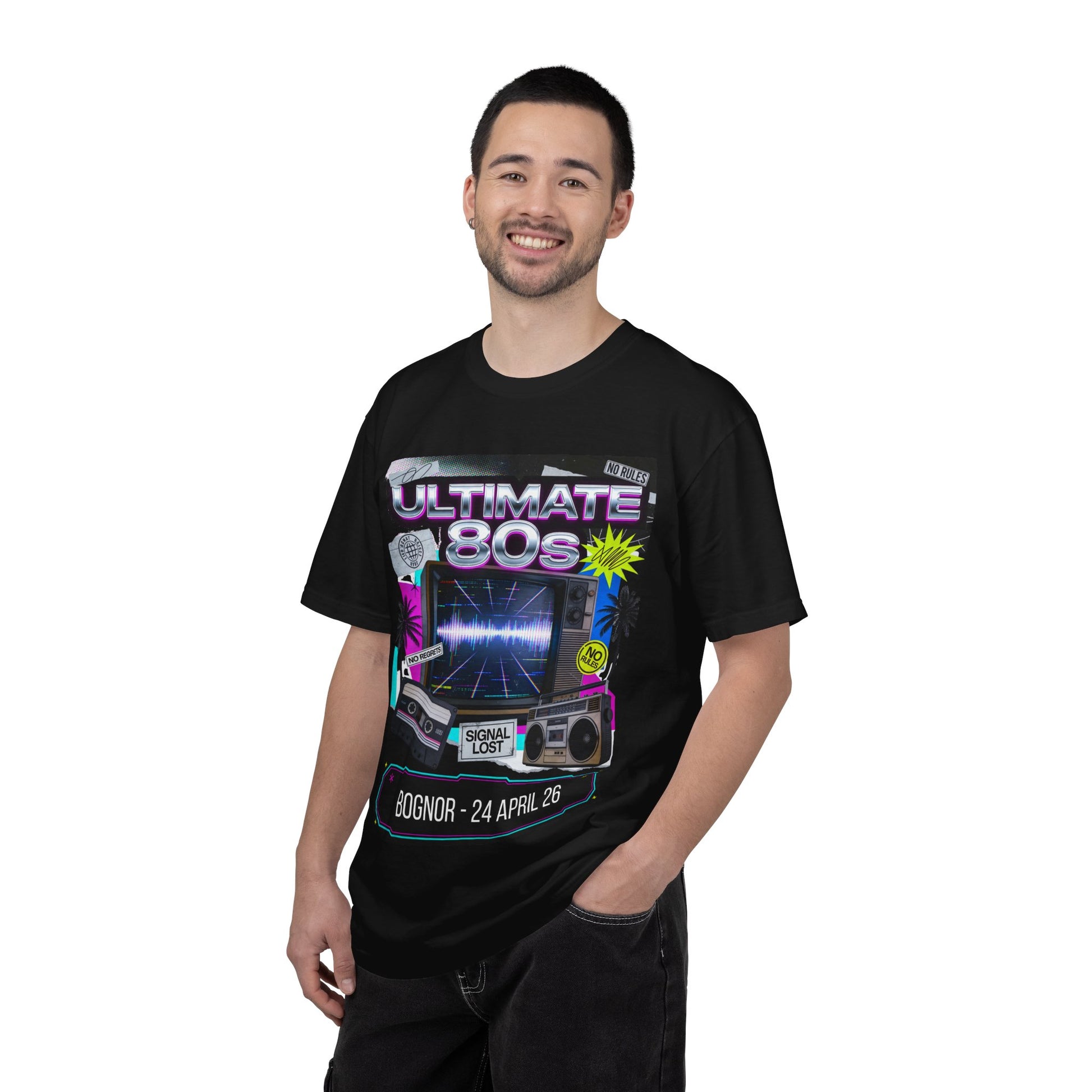 ULTIMATE 80s Bognor 24th April Statement TShirt Dress Loud
