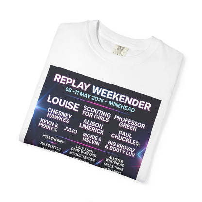 Replay Minehead Lineup T-Shirt — May 8–11, 2026 Event Tee Dress Loud