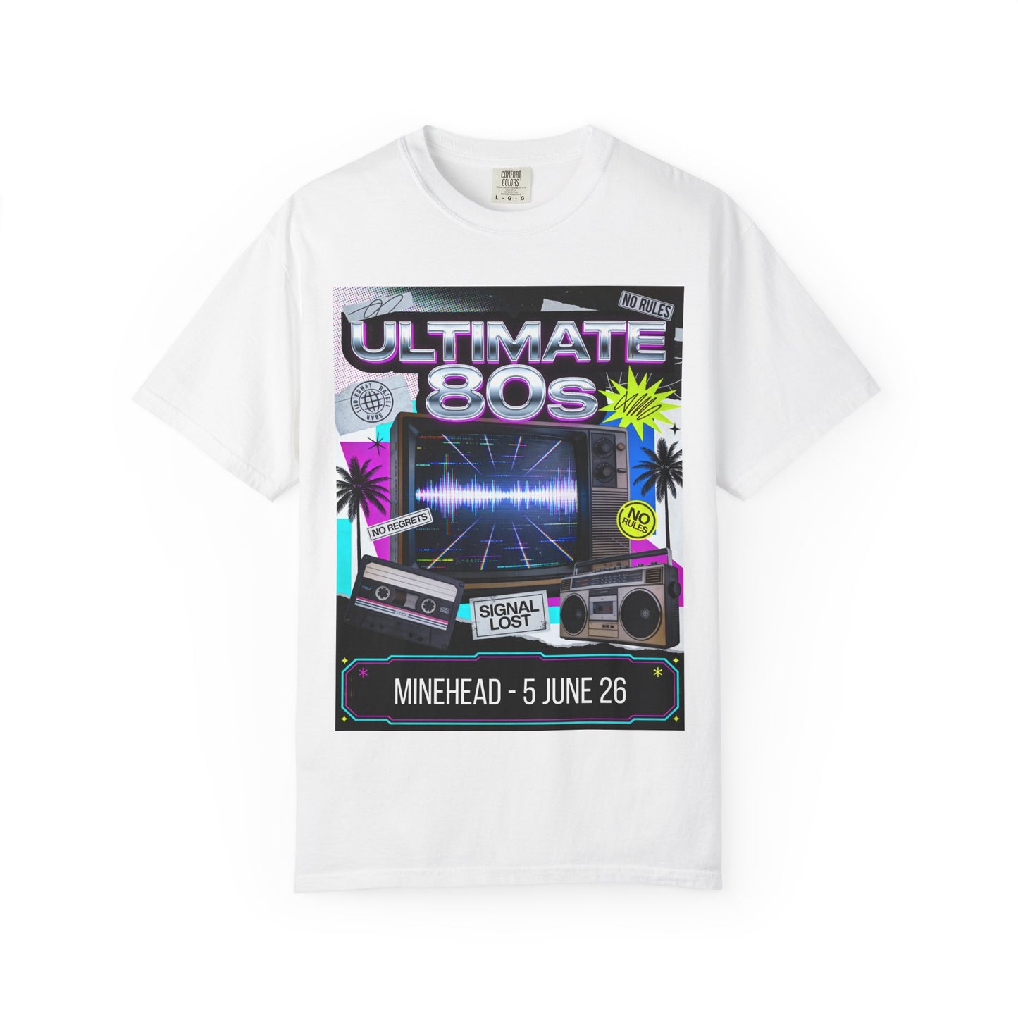 ULTIMATE 80s Minehead 5th June Statement TShirt Dress Loud