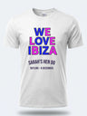 Personalised We Love Ibiza Big Weekender Tee – We Love Ibiza Colour