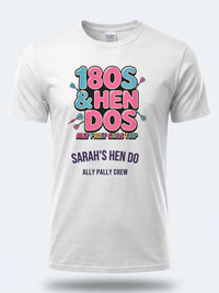 Personalised Darts Weekender Tee | Ally Pally 180s and Hen Dos | Shirt Dress Loud
