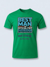 Personalised Darts Weekender Tee | Ally Pally Best Man Pint Supervisor | Shirt Dress Loud