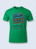 Personalised Country Weekender Tee — irish green tee, front view