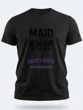 Personalised Weekender Unisex Tee | Maid of Honour Not the Bride | Hen Shirt Dress Loud
