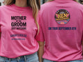 Personalised Weekender Unisex Tee | Mother of the Groom Just Watching | Hen Shirt Dress Loud