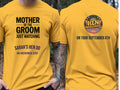 Personalised Weekender Unisex Tee | Mother of the Groom Just Watching | Hen Shirt Dress Loud