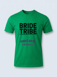Personalised Weekender Unisex Tee | Bride Tribe |  Hen Shirt Dress Loud