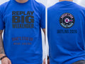 Personalised Replay Big Weekender Tee — royal tee