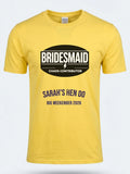 Personalised Weekender Unisex Tee – Bridesmaid Drinks Department