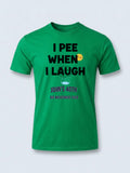 Personalised Banter Tee — irish green tee, front view