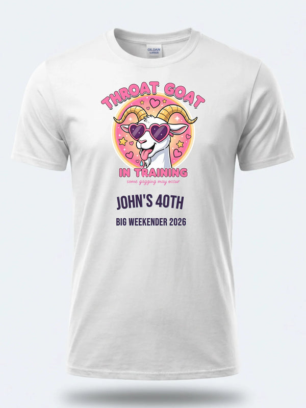Personalised Banter Tee – Throat Goat