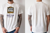 Personalised Weekender Unisex Tee — natural tee, front and back view