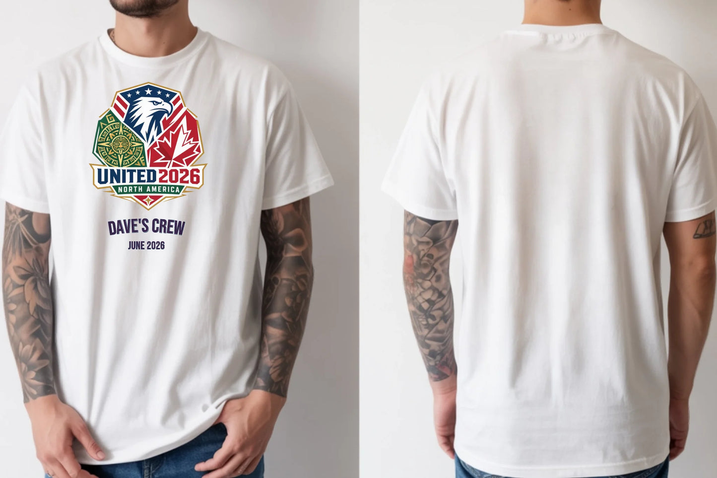 Personalised Summer of Soccer Tee | United 2026 | Top