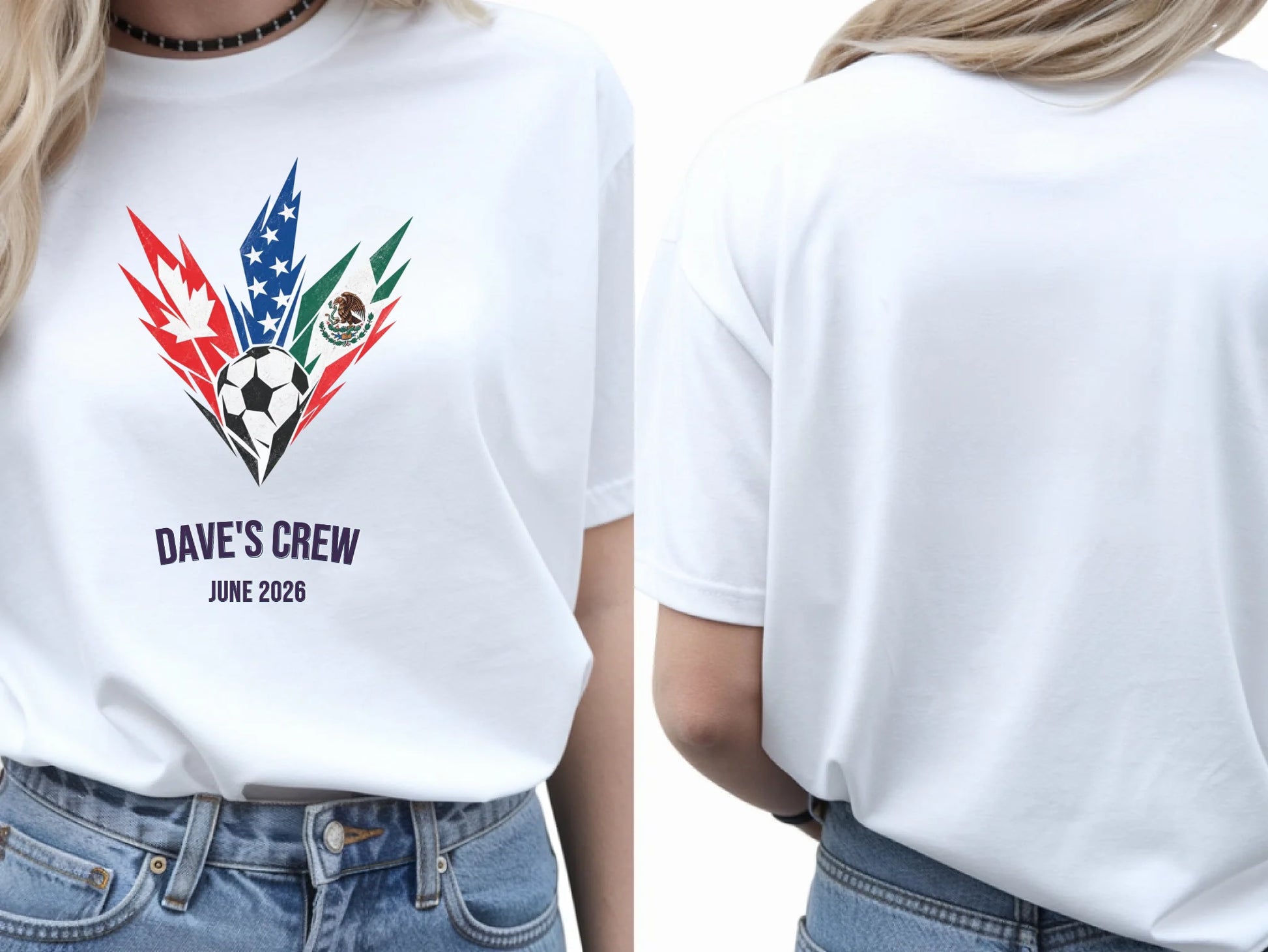 Personalised Summer of Soccer Tee | 3 Hosts | Top