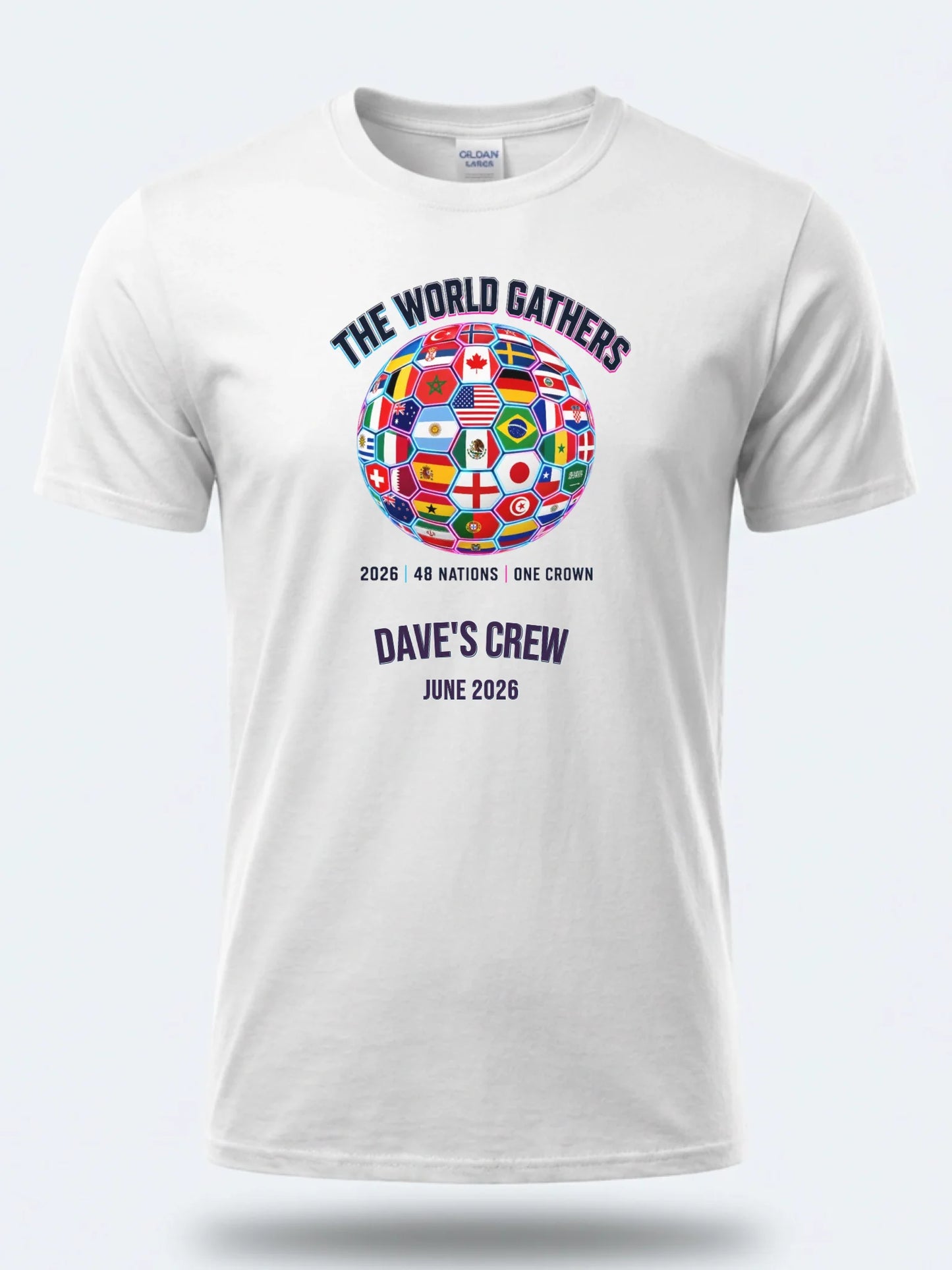 Personalised Summer of Soccer Tee | The World Gathers | Top