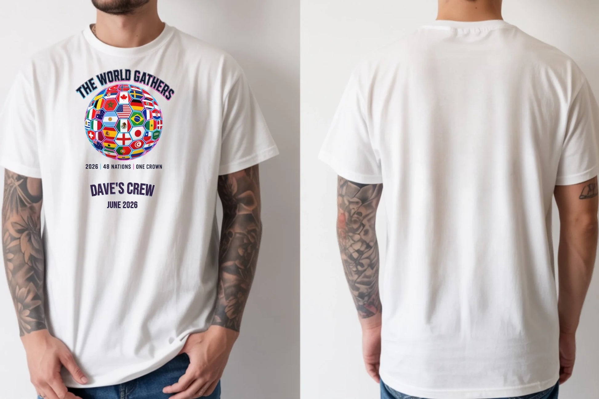 Personalised Summer of Soccer Tee | The World Gathers | Top