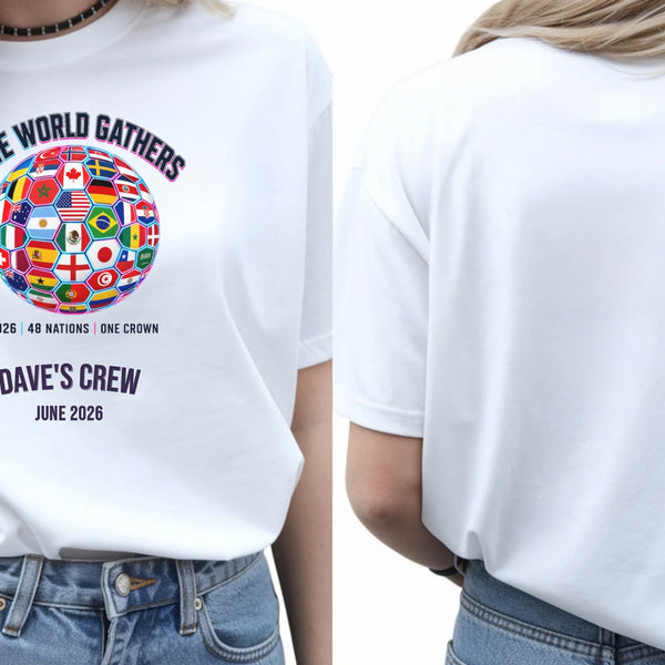 Personalised Summer of Soccer Tee | The World Gathers | Top