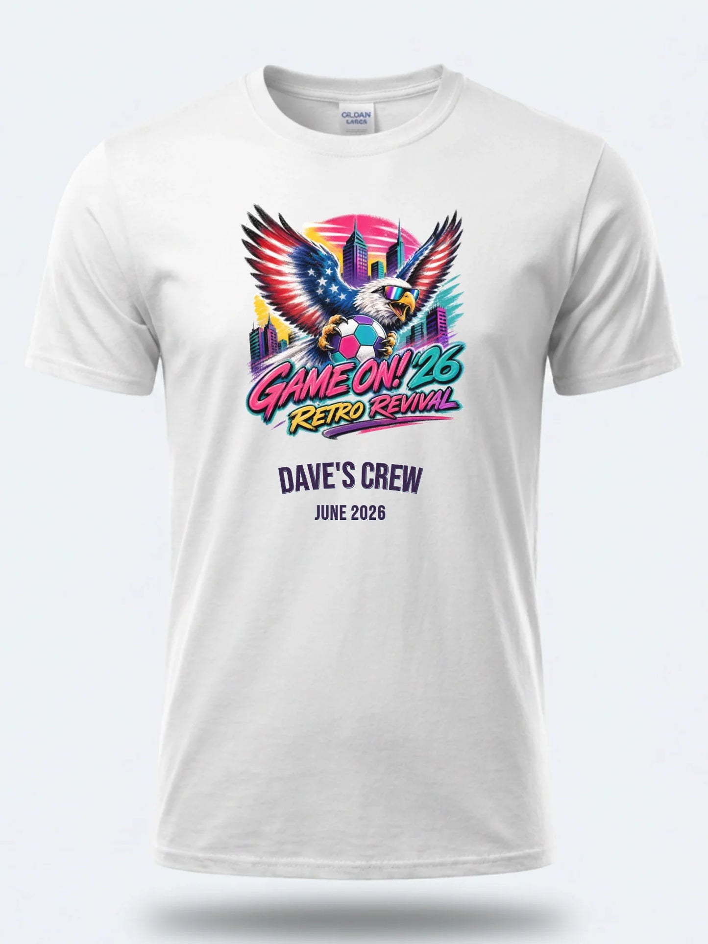 Personalised Summer of Soccer Tee | Game On 2026 | Top