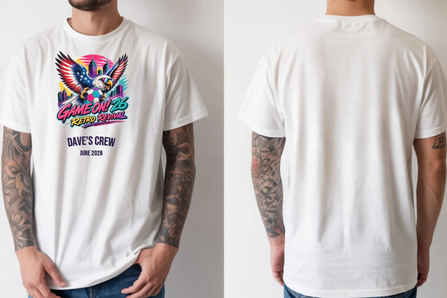 Personalised Summer of Soccer Tee | Game On 2026 | Top