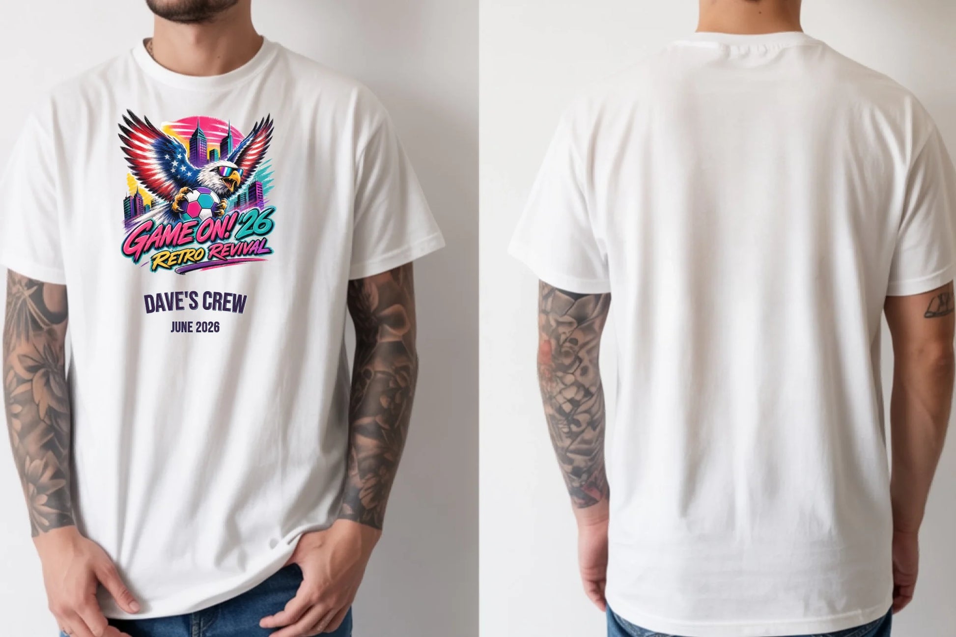 Personalised Summer of Soccer Tee | Game On 2026 | Top