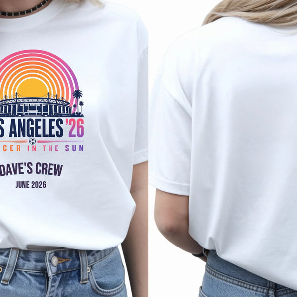 Personalised Summer of Soccer Tee | Los Angeles 2026 | Top