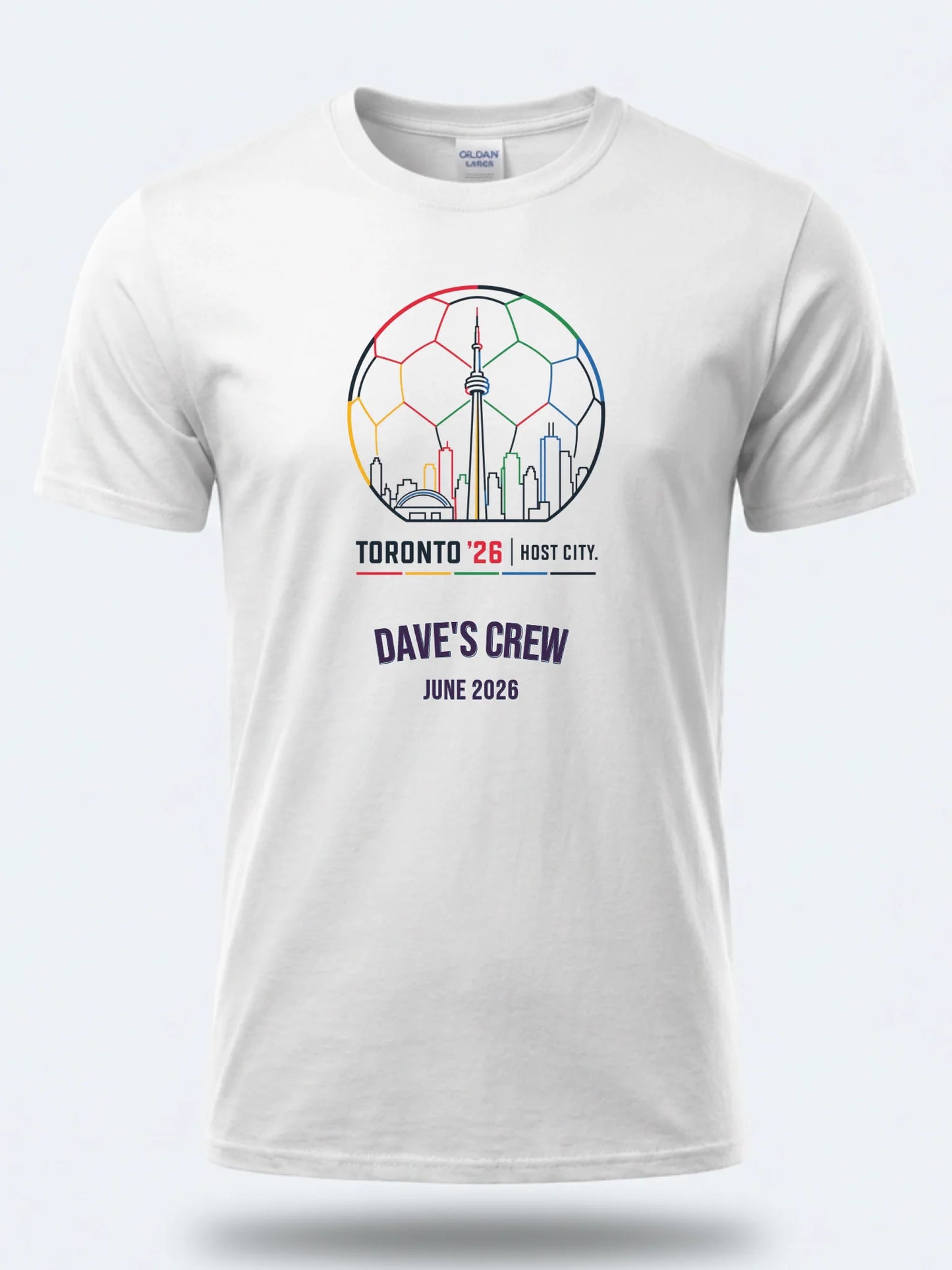 Personalised Summer of Soccer Tee | Toronto 2026 | Top