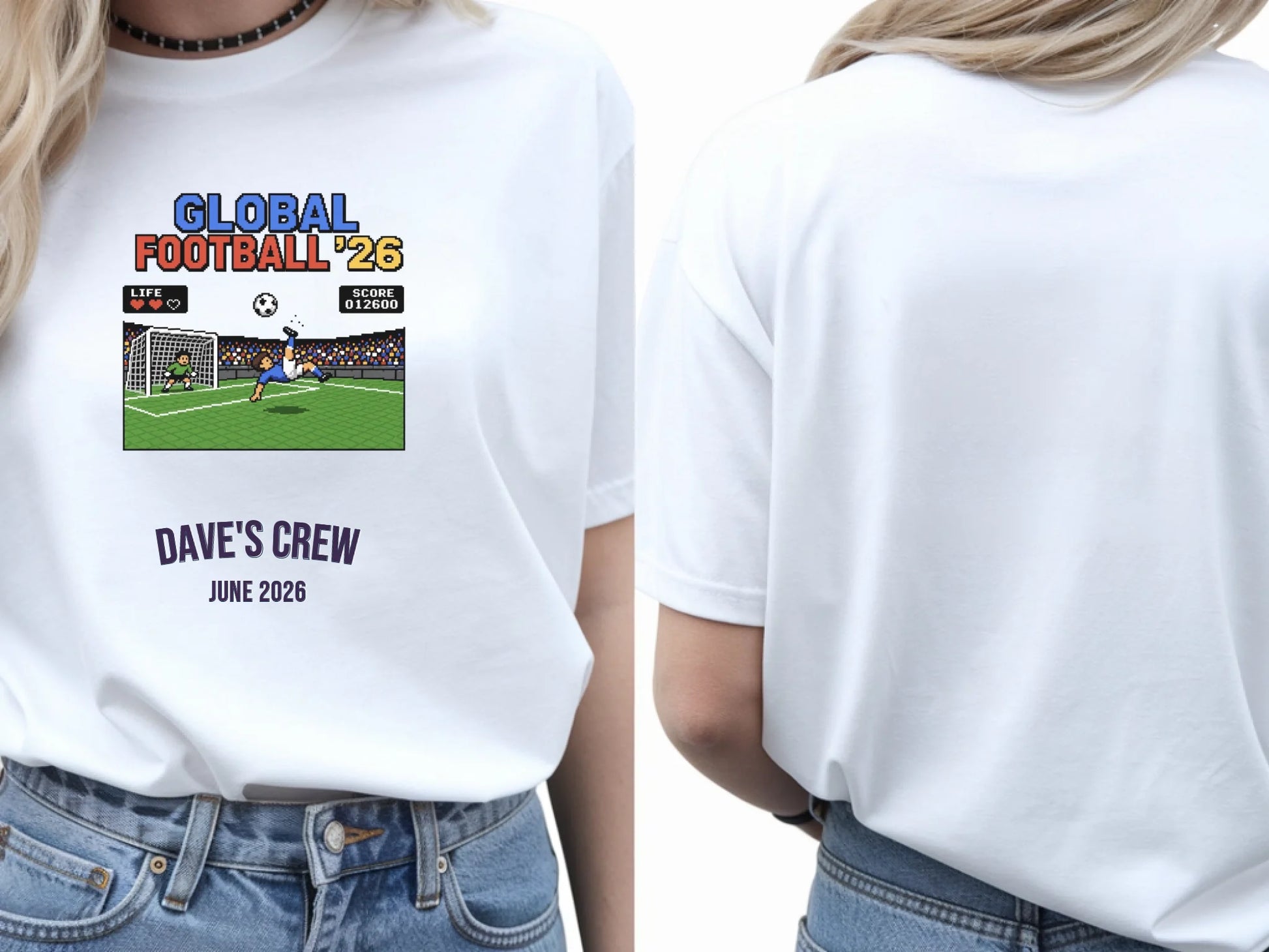 Personalised Summer of Soccer Tee | Global Football 2026 | Top