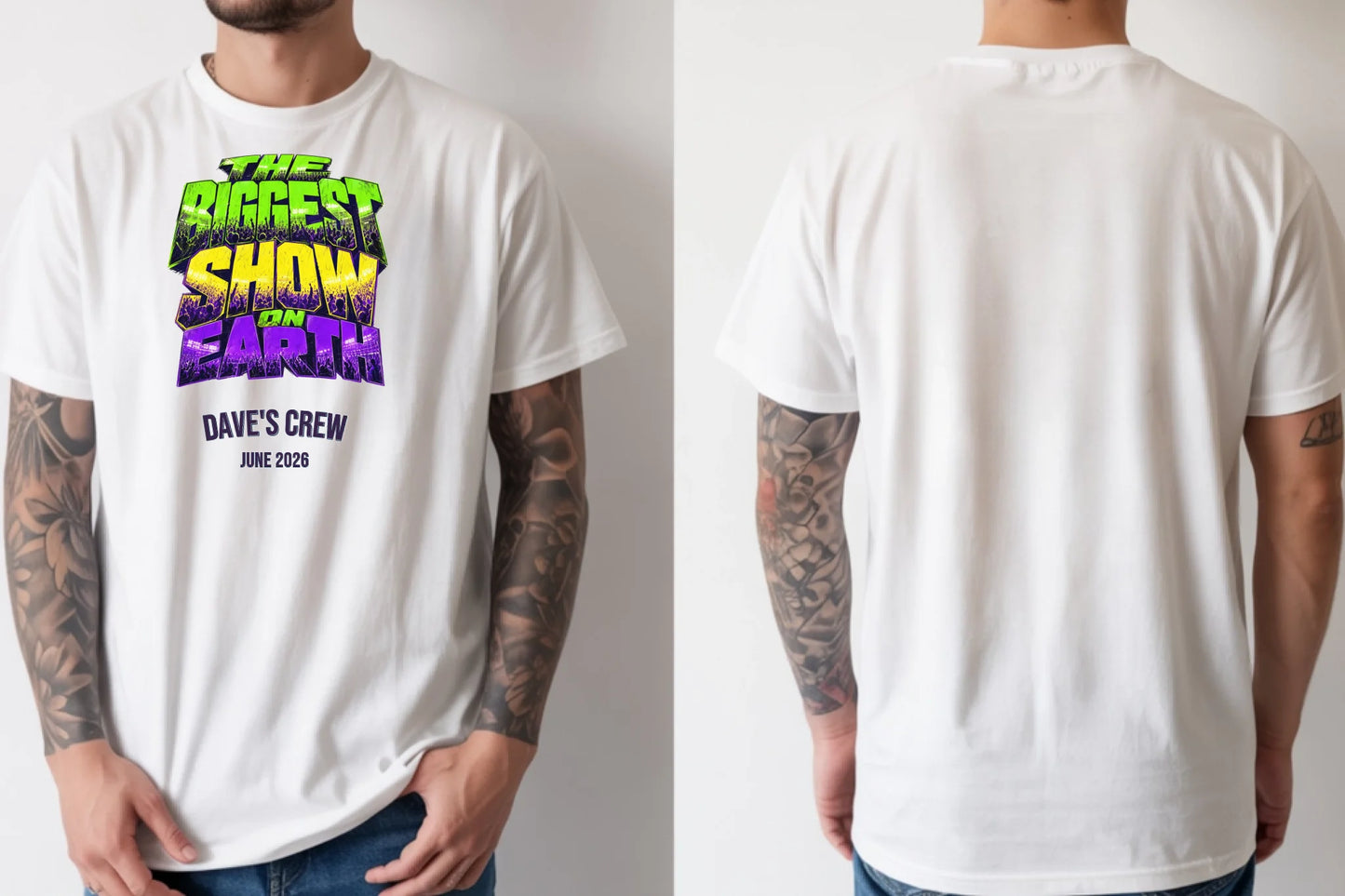 Personalised Summer of Soccer Tee | The Biggest Show on Earth | Top