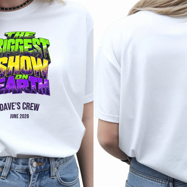 Personalised Summer of Soccer Tee | The Biggest Show on Earth | Top