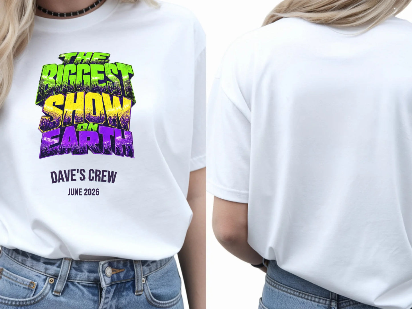 Personalised Summer of Soccer Tee | The Biggest Show on Earth | Top