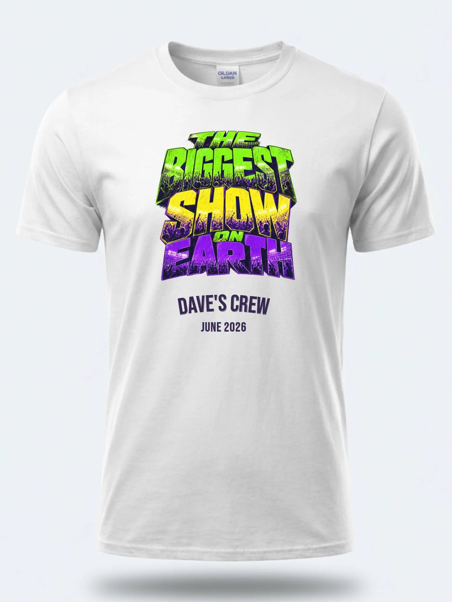 Personalised Summer of Soccer Tee | The Biggest Show on Earth | Top
