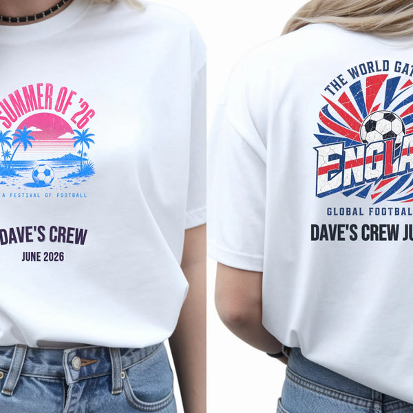 Personalised Summer of Soccer Tee | A festival of football | Top