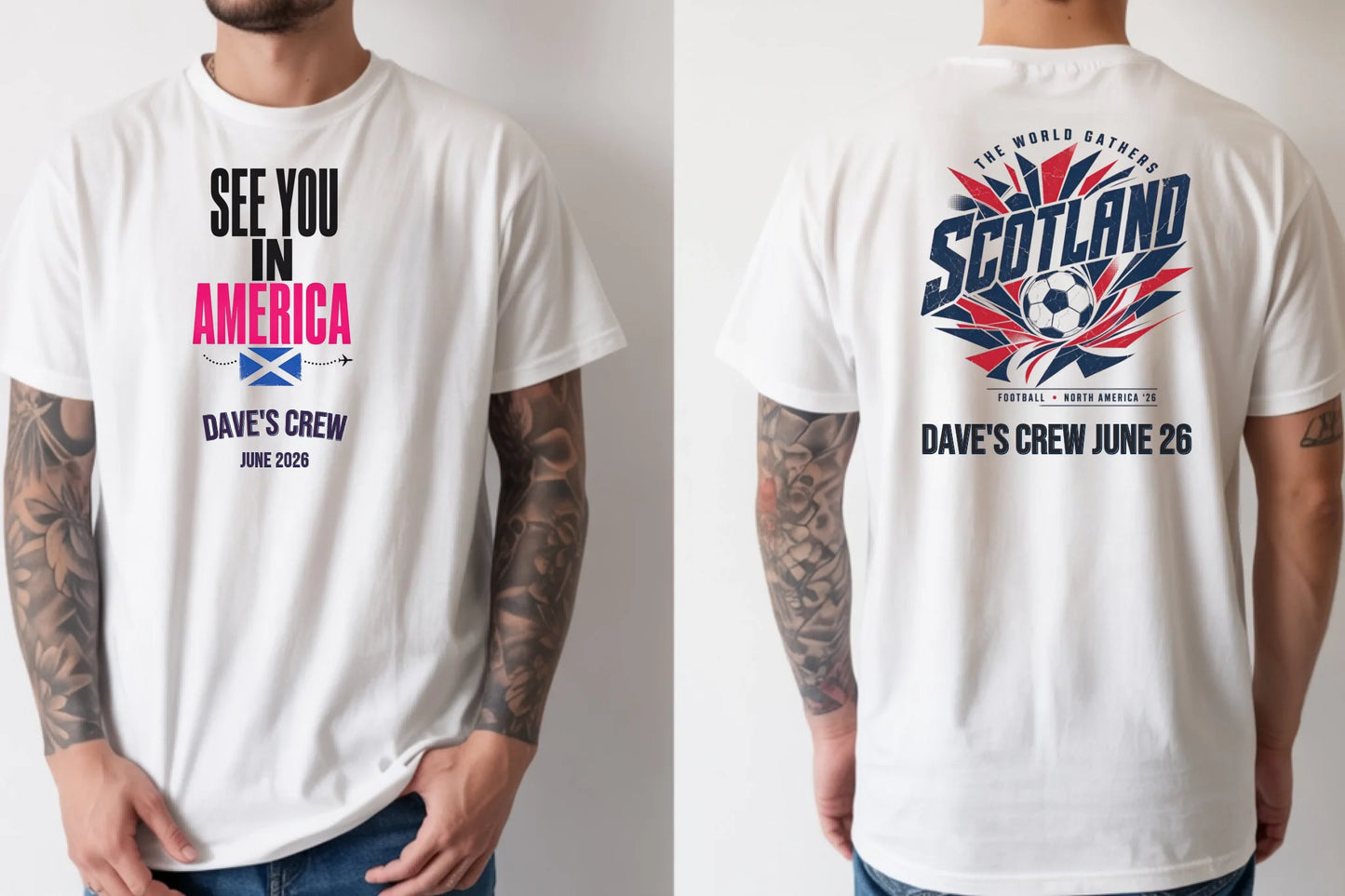 Personalised Summer of Soccer Tee | See you in America | Top