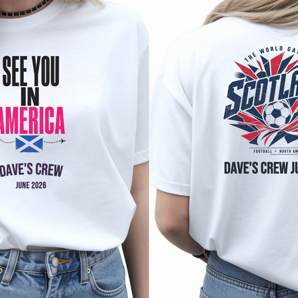 Personalised Summer of Soccer Tee | See you in America | Top