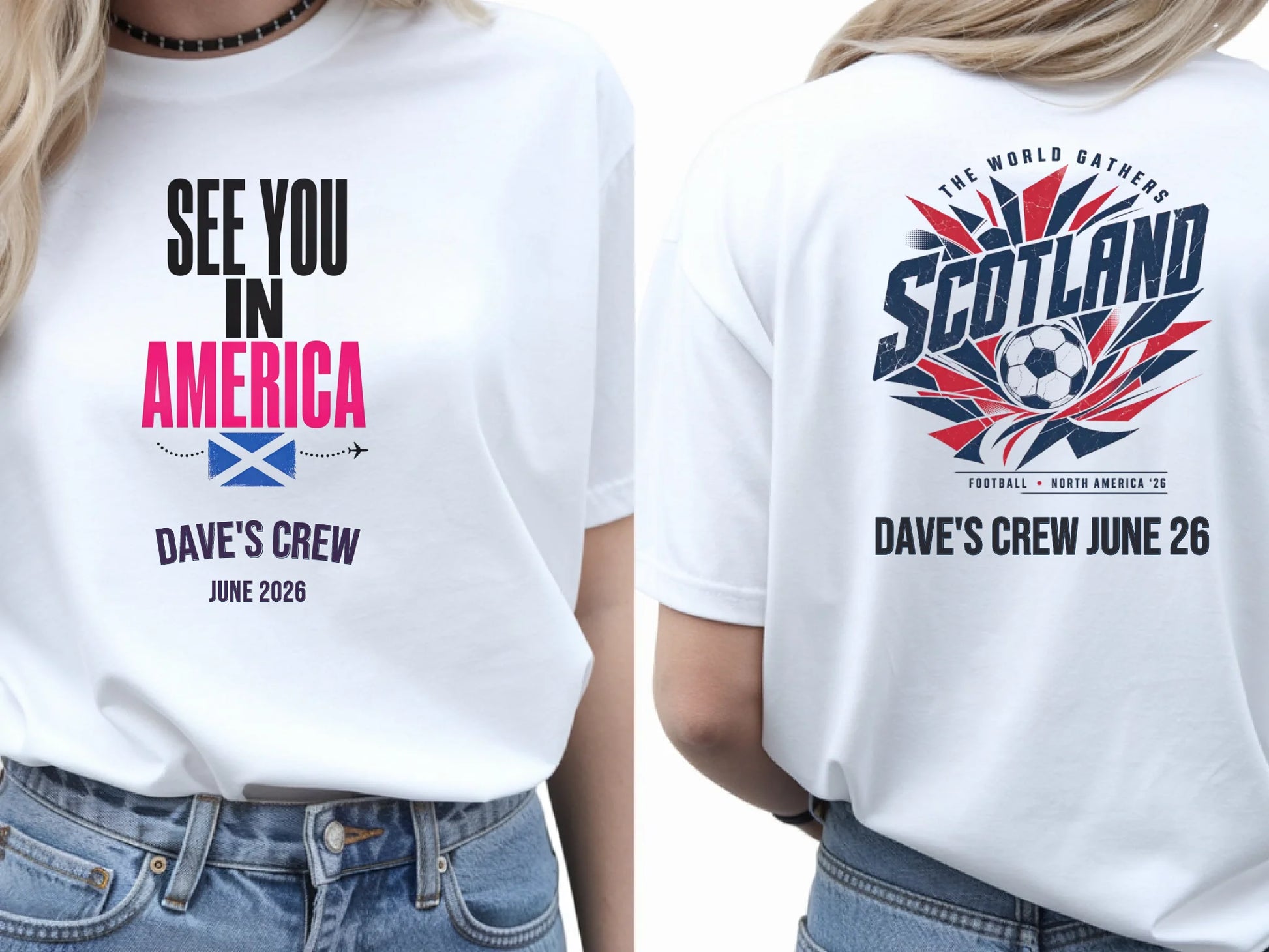 Personalised Summer of Soccer Tee | See you in America | Top