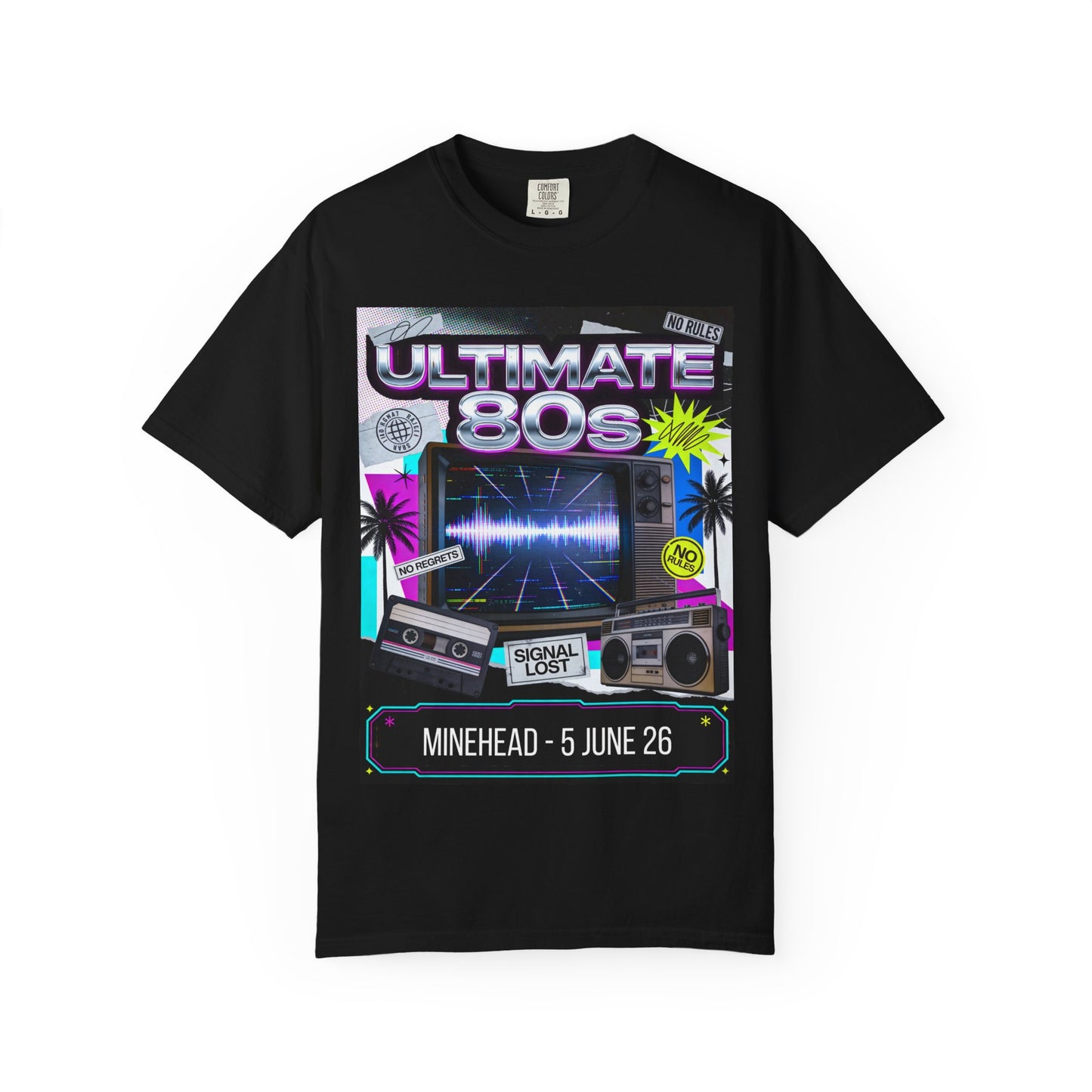 ULTIMATE 80s Minehead 5th June Statement TShirt Dress Loud