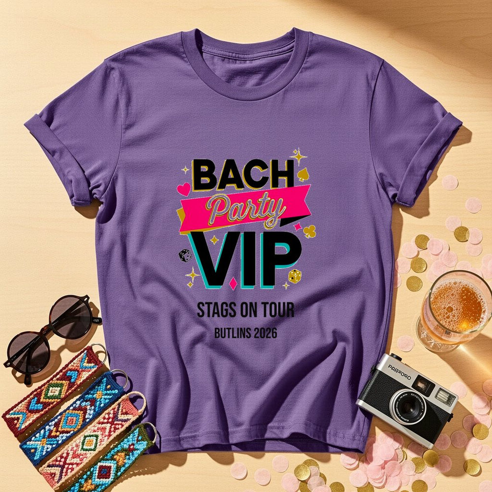Bach Party VIP Personalized Group T-Shirt
