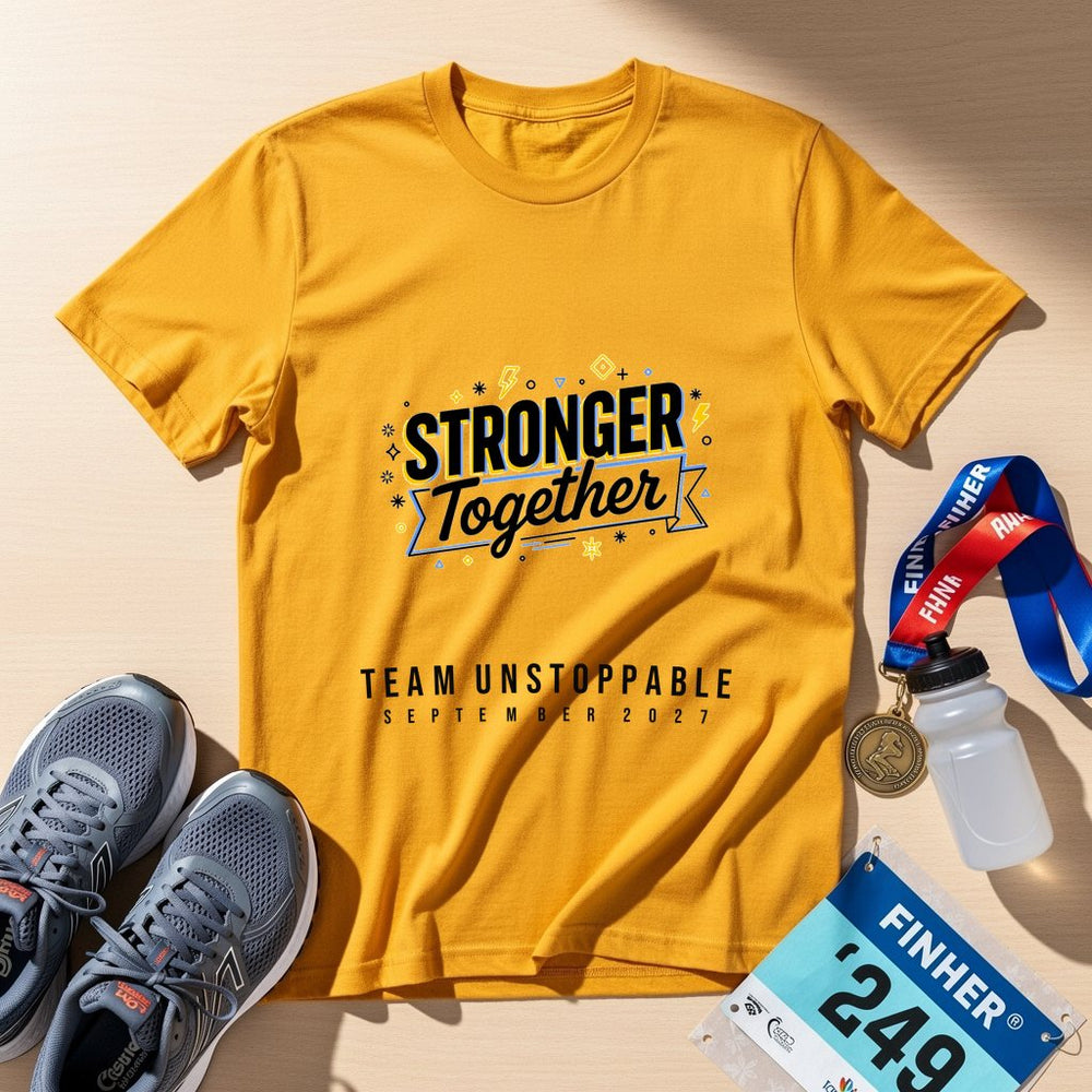 Stronger Together Personalized Charity T-Shirt