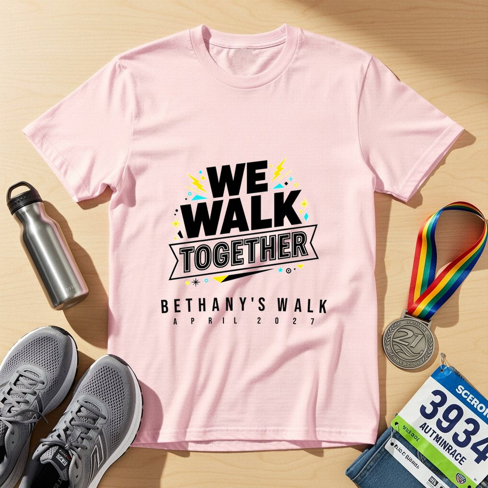 Walk Together Personalized Charity T-Shirt