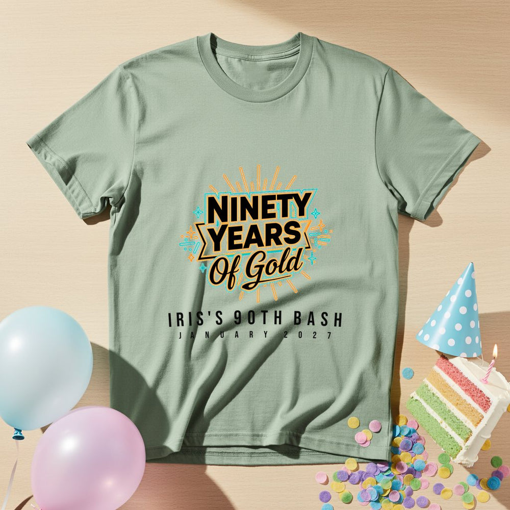 Gold Years Personalized Group T-Shirt