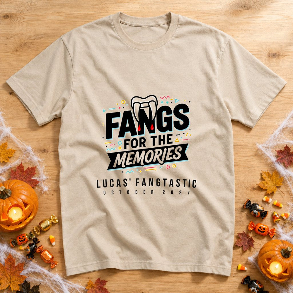 Fangs For Memories Personalized Group T-Shirt