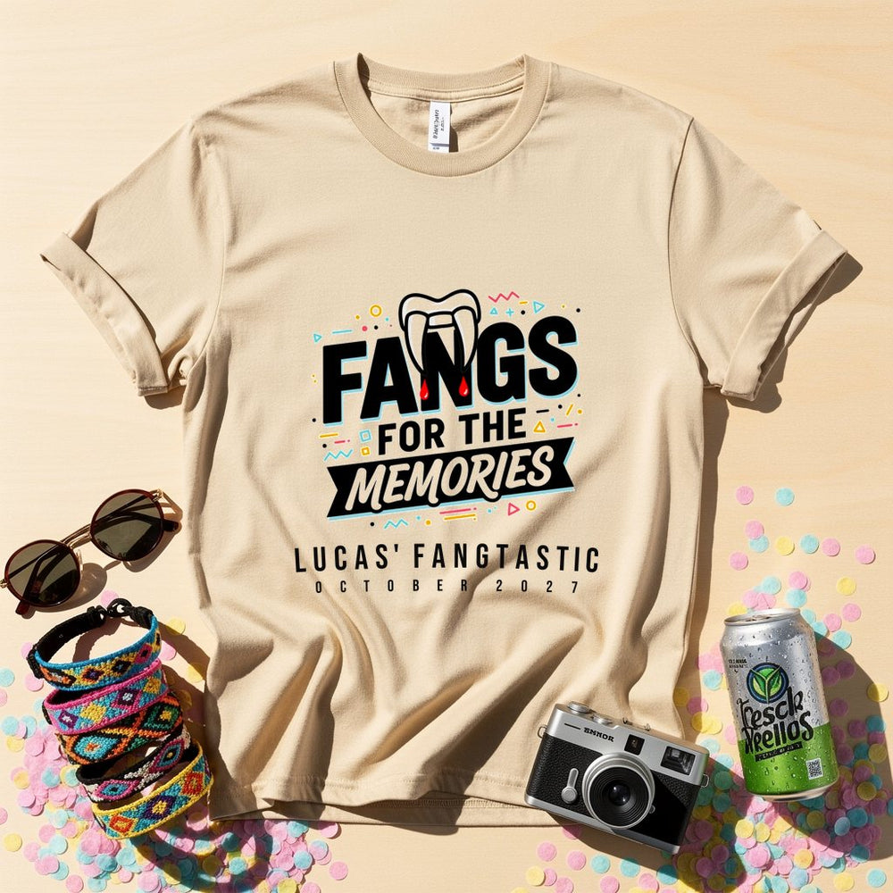 Fangs For Memories Personalized Group T-Shirt