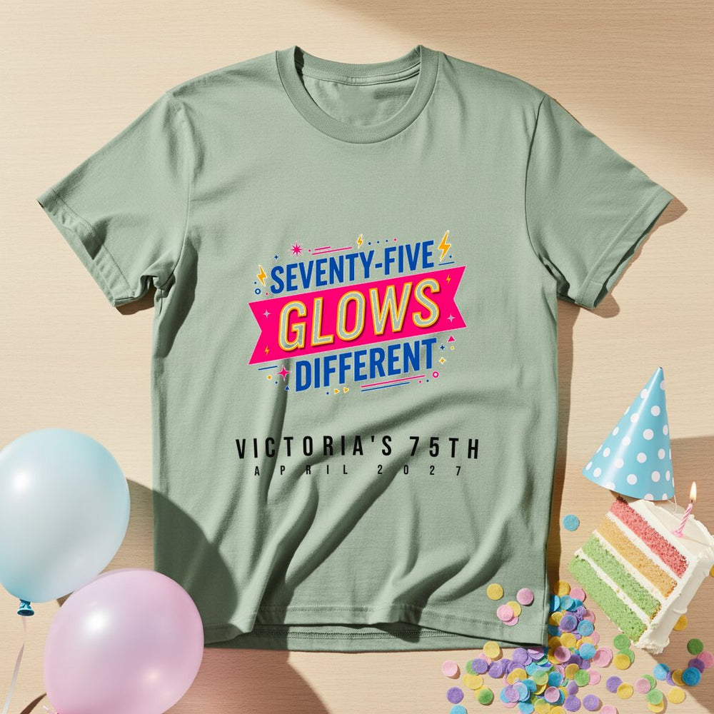 Glows Different Personalized Group T-Shirt