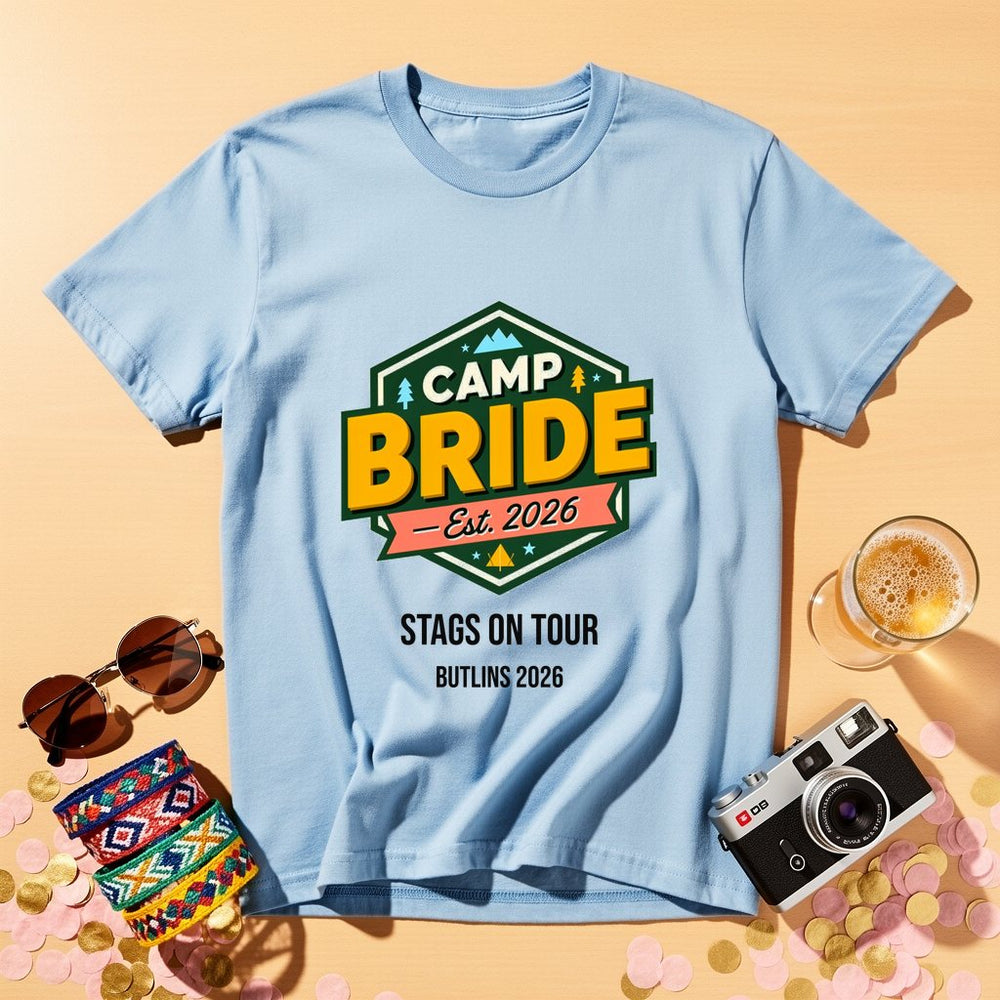 Camp Bride Personalized Weekender T-Shirt