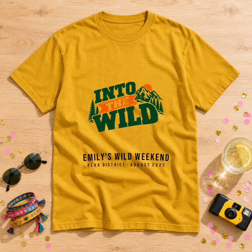 Bear Paw Trail — Personalised Hen Do T-Shirt