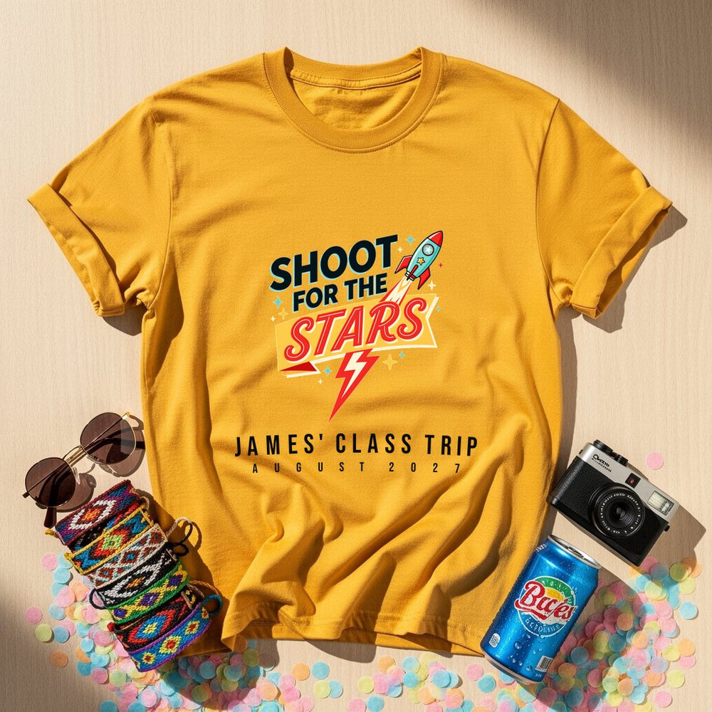 Shoot Stars Personalized Group T-Shirt