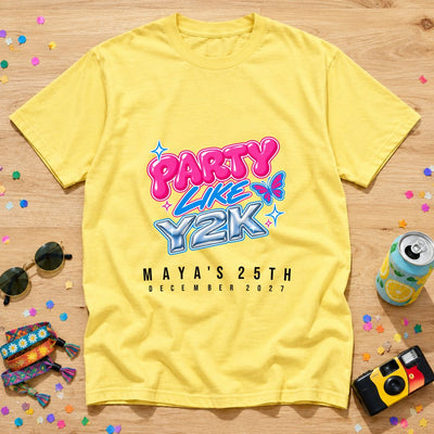 Indie Sleaze Disposable — Personalised 2000s T-Shirt